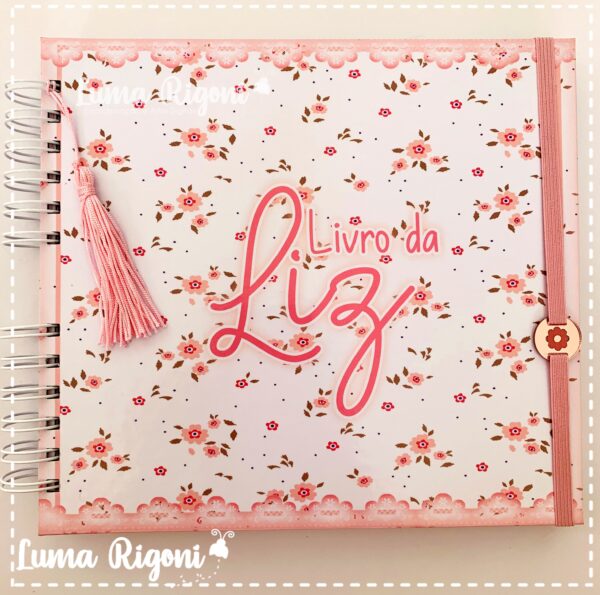 Livro do Bebê Floral