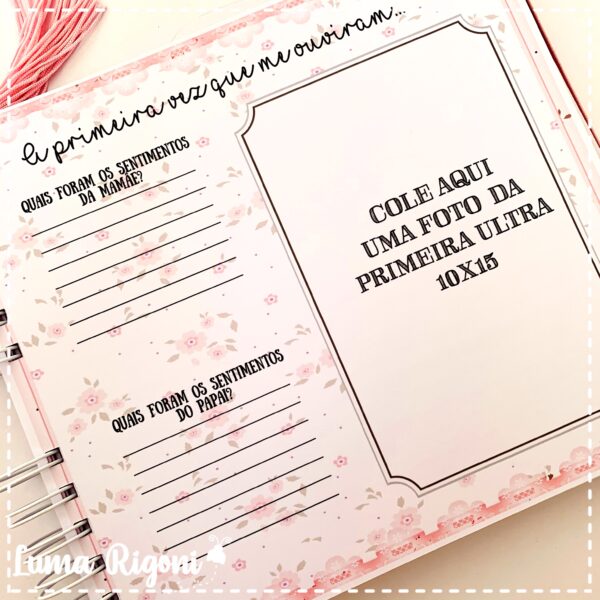Livro do Bebê Floral - Imagem 5
