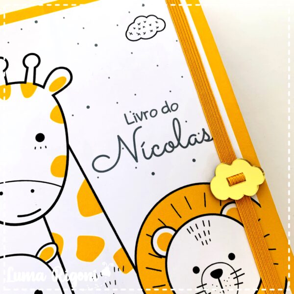 Livro do Bebê Safari Minimalista - Imagem 3