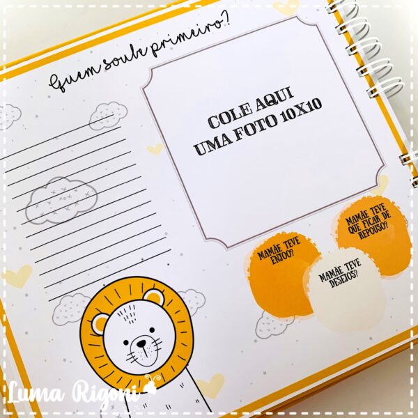 Livro do Bebê Safari Minimalista - Imagem 5