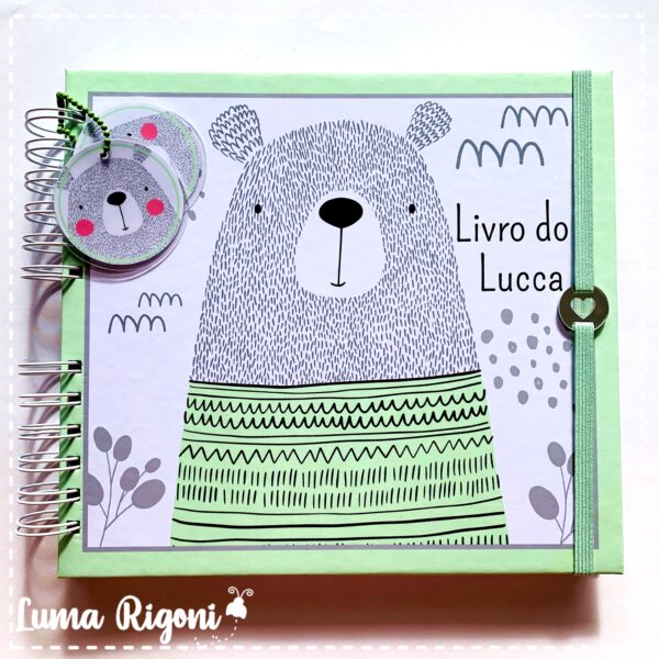 Livro do Bebê Urso Minimalista