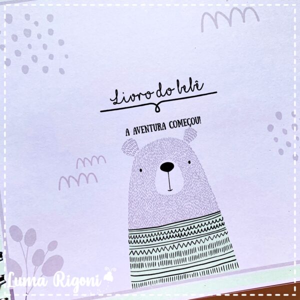 Livro do Bebê Urso Minimalista - Imagem 4