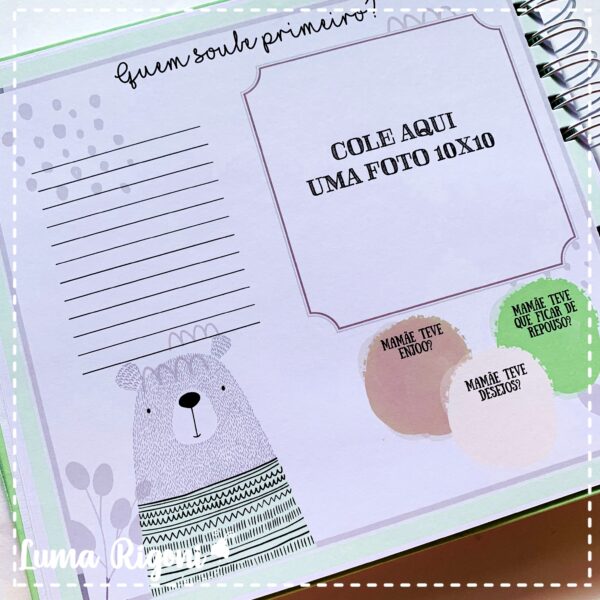 Livro do Bebê Urso Minimalista - Imagem 5