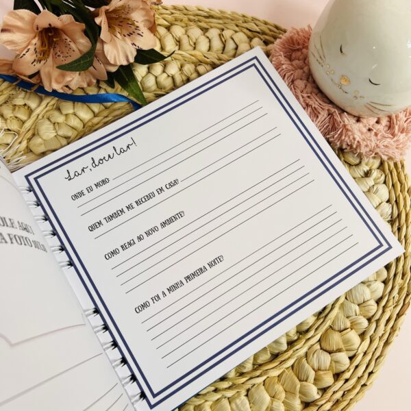 Livro do Bebê Menino com Urso Neutro - Imagem 6
