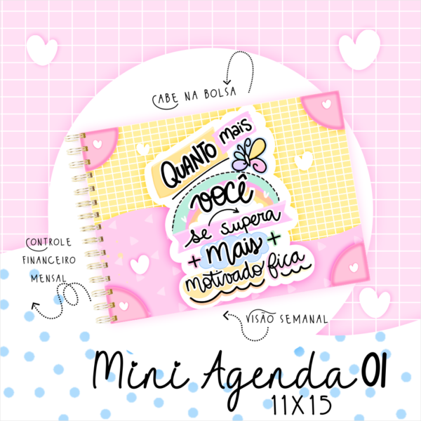 Agendas A6 Coleção Candy