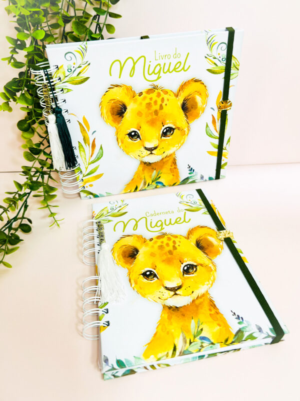 Combo Livro do Bebê + Caderneta de Vacina Leãozinho