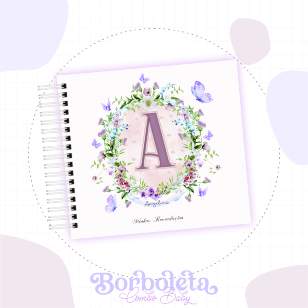 Livro do Bebê Floral