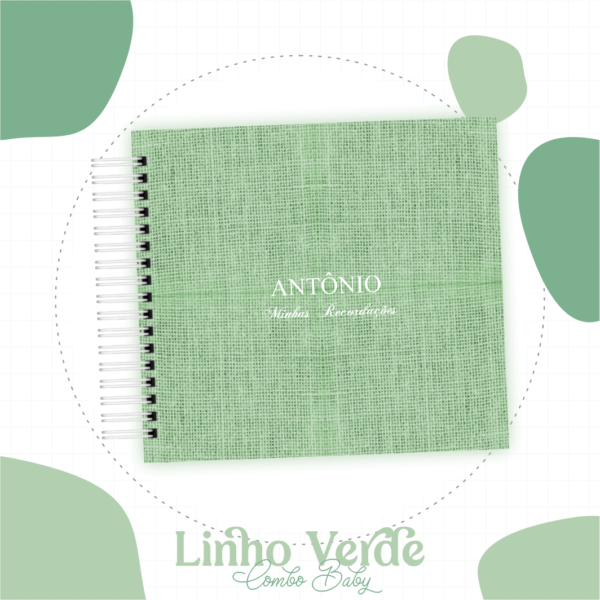 Livro do Bebê Linho Verde