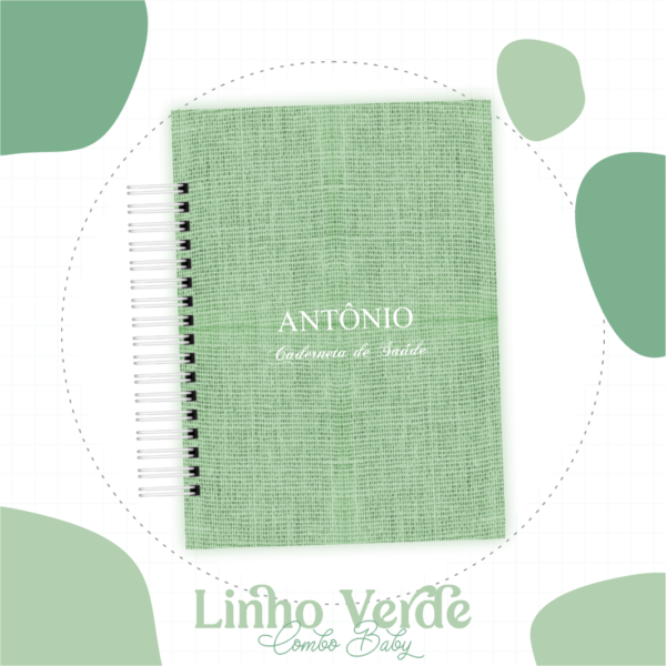 Caderneta de Vacina Linho Verde