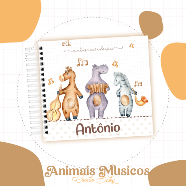 Livro do Bebê Animais Musicos