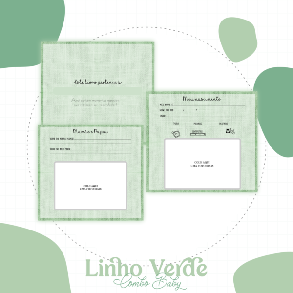 Livro do Bebê Linho Verde - Image 2