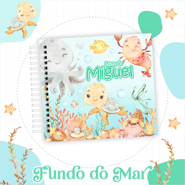 Livro do Bebê Fundo do Mar