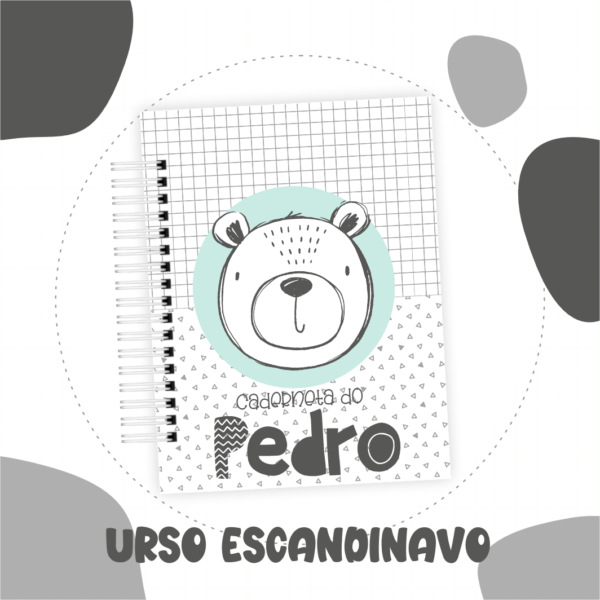 Caderneta de Vacina Urso Escandinavo