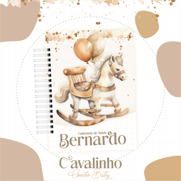 Caderneta de Vacina Cavalinho de Balanço