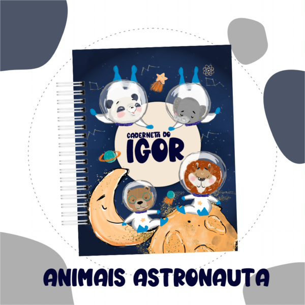 Caderneta de Vacina Animais Astronauta