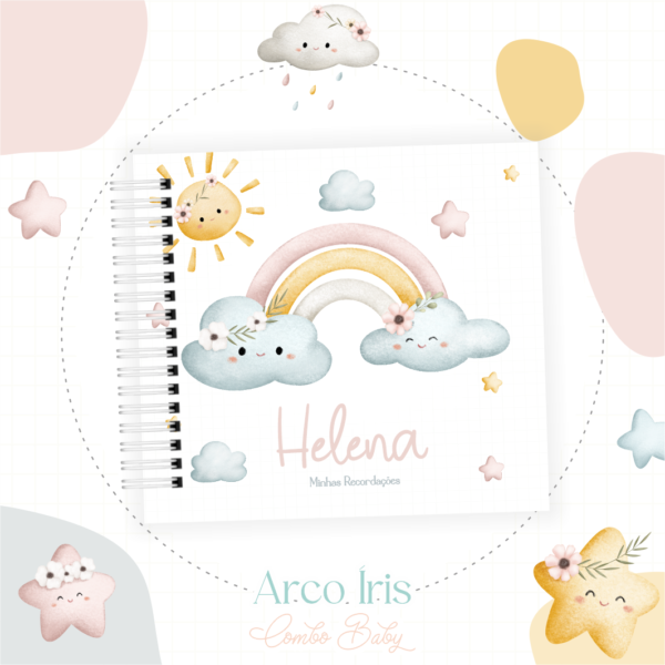 Livro do Bebê Arco Íris