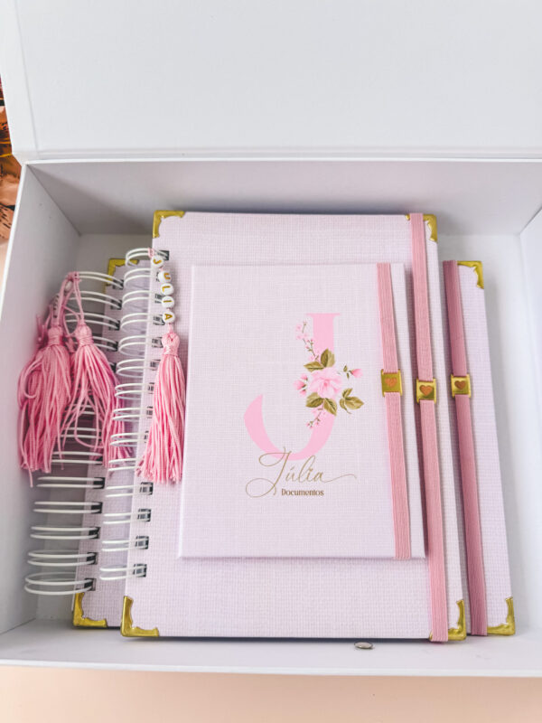 Combo Maternidade Afetiva Memórias - Linho Floral Júlia - Imagem 4