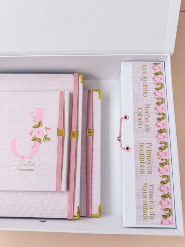 Combo Maternidade Afetiva Memórias - Linho Floral Júlia - Imagem 2