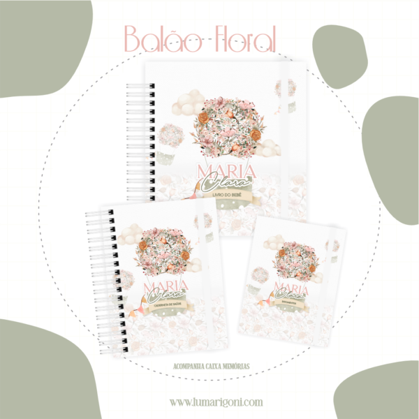 Combo Maternidade Afetiva – Balão Floral