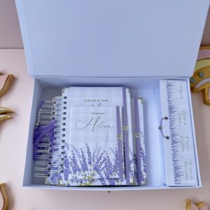 Combo Maternidade Afetiva - Lavanda Xadrez