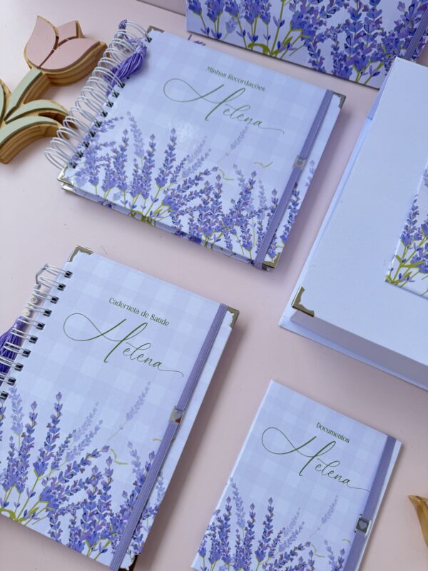 Combo Maternidade Afetiva - Lavanda Xadrez - Imagem 3