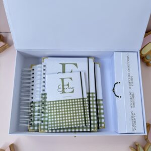 Combo Maternidade Afetiva - Xadrez Verde