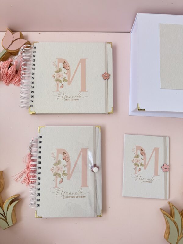 Combo Maternidade Afetiva – Floral com Letra Rosê - Imagem 3