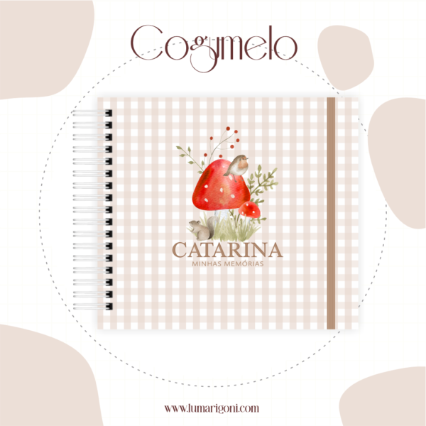 Livro do Bebê - Cogumelo