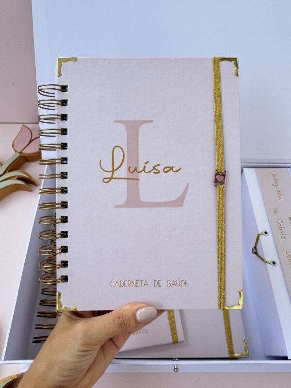 Combo Maternidade Afetiva - Rose com Dourado - Imagem 2