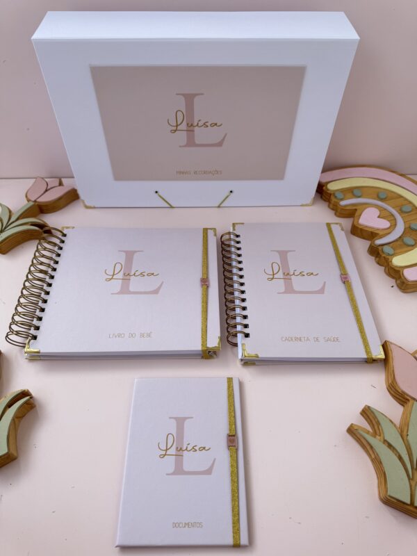 Combo Maternidade Afetiva - Rose com Dourado - Imagem 3