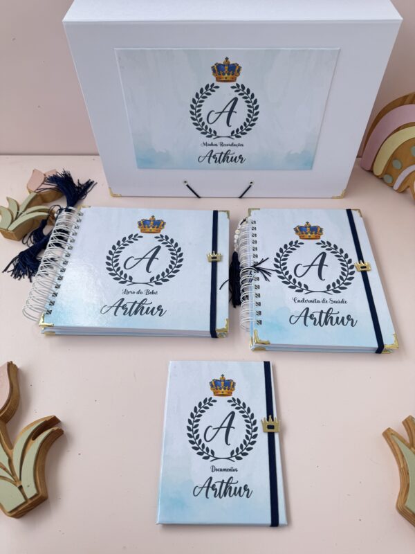 Combo Maternidade Afetiva - Realeza Azul - Imagem 3