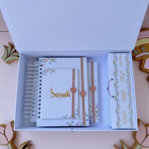 Combo Maternidade Afetiva - Floral Azul com Rosa