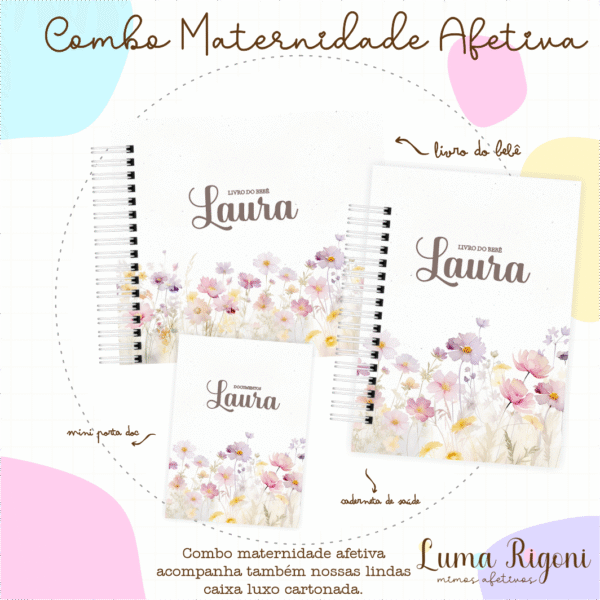 Combo Maternidade Afetiva - Floral Maria