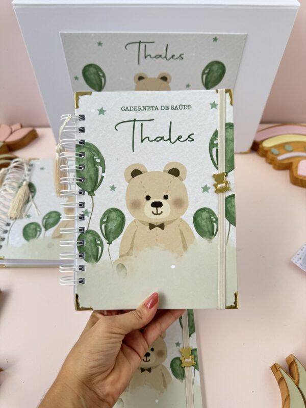 Combo Maternidade Afetiva - Ursinho Verde Thales - Imagem 5
