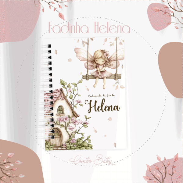 Caderneta de Vacina - Fadinha Helena